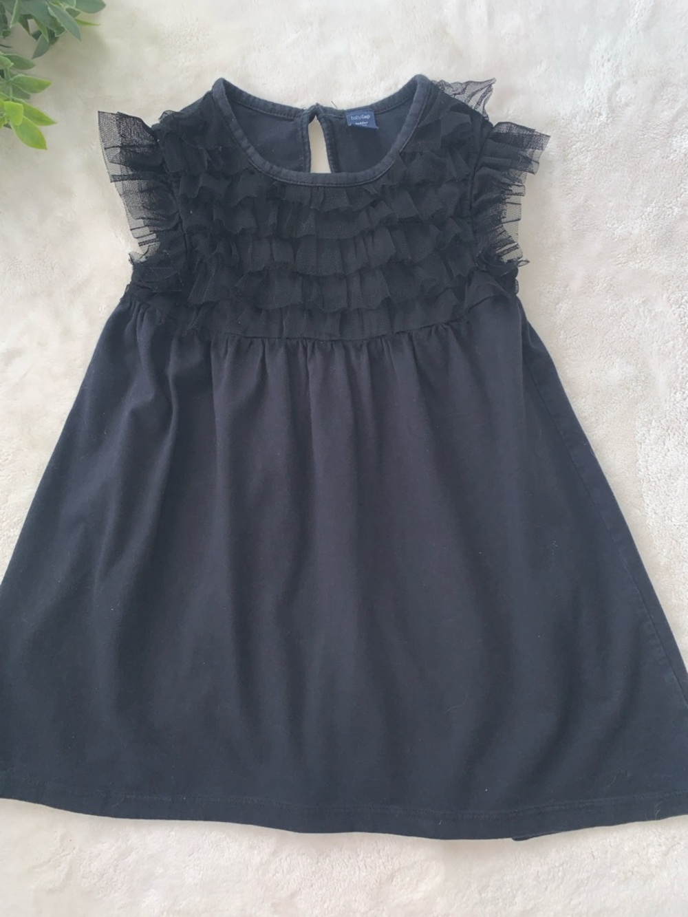 GAP Black Tulle Swing Top 5 Girls GUC - Picture 2 of 8